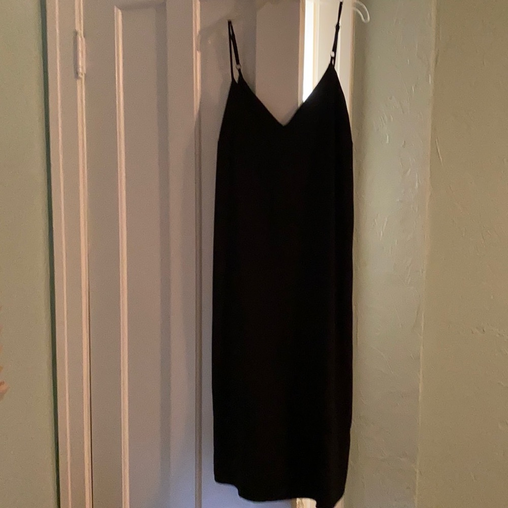 NWOT ASOS BLACK SLIP DRESS